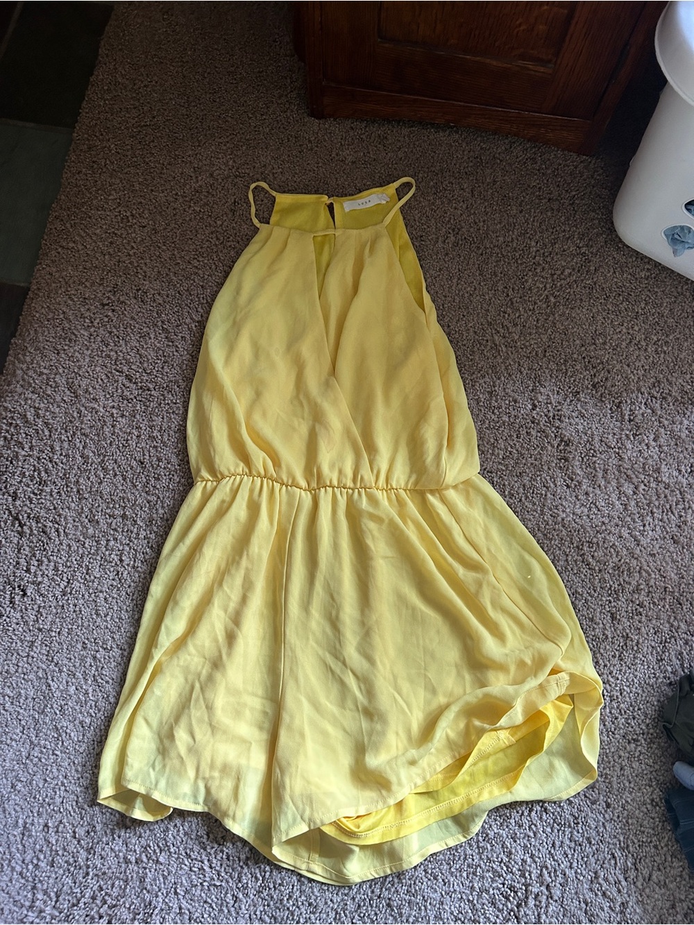 Lush yellow romper